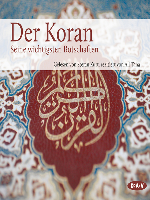 Title details for Der Koran--Die wichtigsten Suren (Lesung) by Angelika Neuwirth (Hg.) - Wait list
